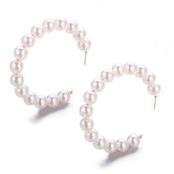 White earrings 1