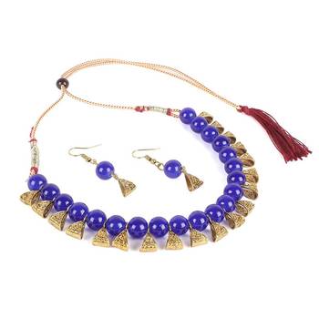 Blue necklaces 1