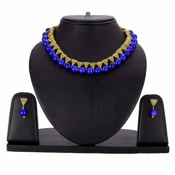 Blue necklaces 3