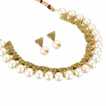White necklaces 1