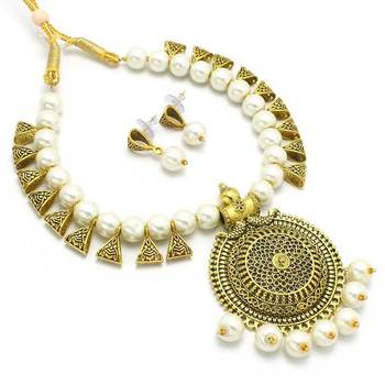 White necklaces 1