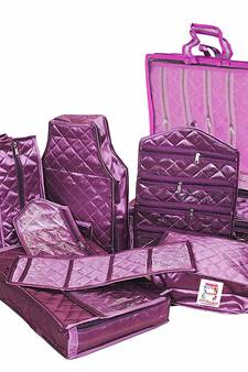 Atorakushon Marriage Set Saree Blouse Cover Pouch dulhan set Storage Organizer Jewellery Kit Make Up Kit Gift Vanity Box