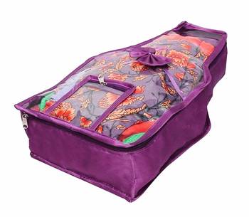 Atorakushon Marriage Set Saree Blouse Cover Pouch dulhan set Storage Organizer Jewellery Kit Make Up Kit Gift Vanity Box 2