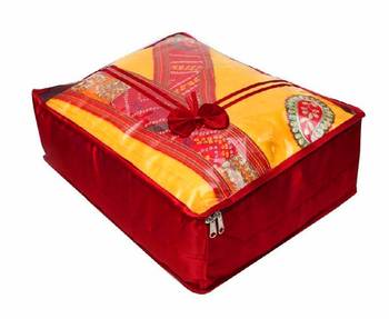 Atorakushon Marriage Set Saree Blouse Cover Pouch dulhan set Storage Organizer Jewellery Kit Make Up Kit Gift Vanity Box 3