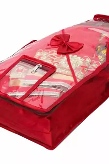 Atorakushon Marriage Set Saree Blouse Cover Pouch dulhan set Storage Organizer Jewellery Kit Make Up Kit Gift Vanity Box