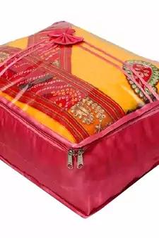 Atorakushon Marriage Set Saree Blouse Cover Pouch dulhan set Storage Organizer Jewellery Kit Make Up Kit Gift Vanity Box