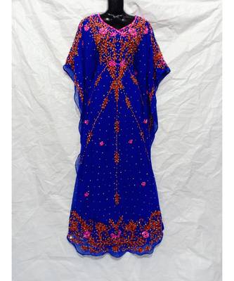 Blue Color Embrodery Farasha 1