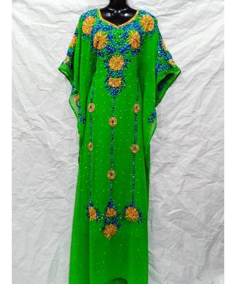 Parrot Green  Color Embrodery Farasha 1