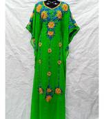 Parrot Green  Color Embrodery Farasha