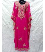Hot Pink  Color Embrodery Farasha