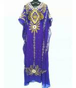 Purple  Color Embrodery Farasha