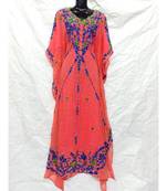 Light Peach  Color Embroidery Farasha