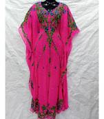 Hot Pink  Color Embrodery Farasha