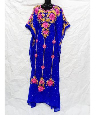 Blue Color Embrodery Farasha 1
