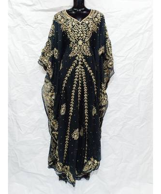 Black  Color Embroidery Farasha 1