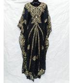 Black  Color Embroidery Farasha