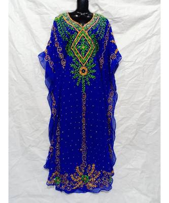 Blue  Color Embroidery Farasha 1