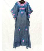 Grey  Color Embroidery Farasha