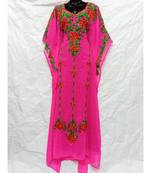 Baby Pink  Color Embroidery Farasha