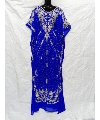 Blue Color Embroidery Farasha 1