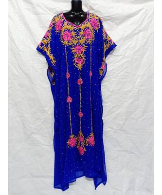 Blue  Color Embroidery Farasha 1