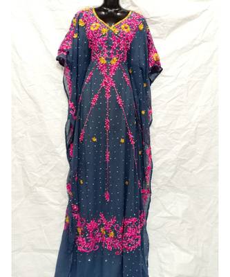 Grey  Color Embroidery Farasha 1