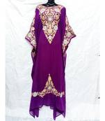 Purple  Color Embrodery Farasha