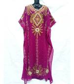 Purple  Color Embrodery Farasha