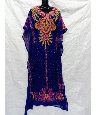 Blue Color Embroidery Farasha 1
