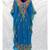 Sky Blue Color Embroidery Farasha