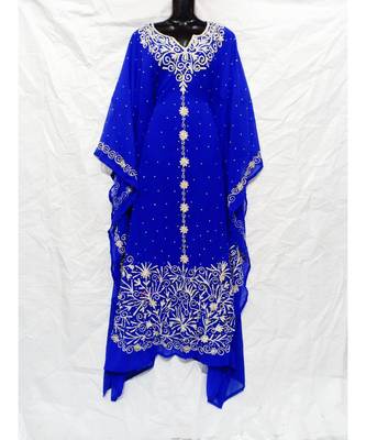 Blue Color Embroidery Farasha 1