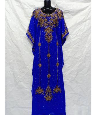 Blue Color Embroidery Farasha 1