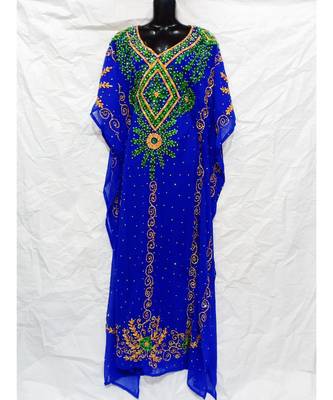 Blue Color Embroidery Farasha 1