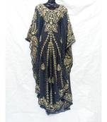 Black  Color Embroidery Farasha