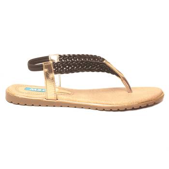 women Synthetic Black Sandals 2