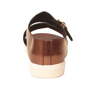women Synthetic Copper Sandals 4