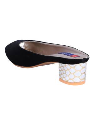 velvet Stylish Fancy red heel Sandal For Women 3