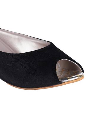 velvet Stylish Fancy red heel Sandal For Women 5