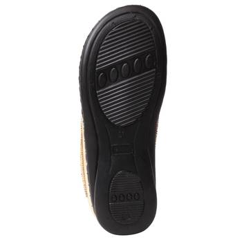 women Gold Synthetic leather Sandals 5