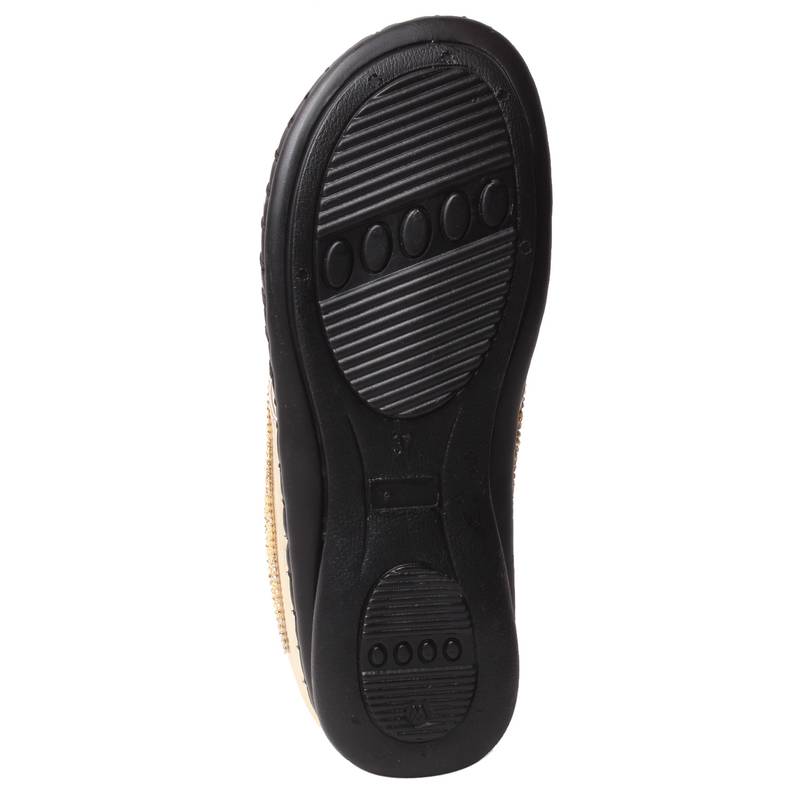 women Gold Synthetic leather Sandals