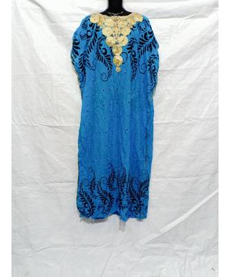 Mix Color Cotton Night Abaya 1