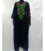 Black Color Handmade Abaya
