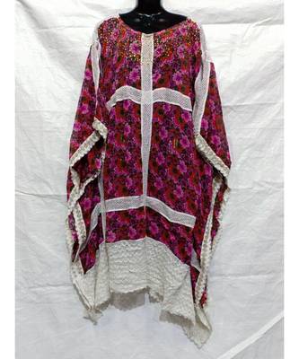 Mix Color Cotton Night Abaya 1