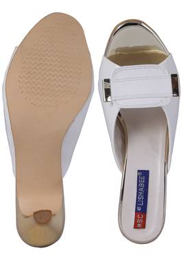 White stylish Fancy Heels for women 5