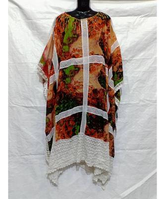 Mix Color Cotton Night Abaya 1