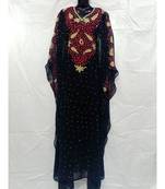 Black Color Handmade Abaya