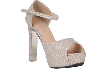 Gold stylish Fancy Heels for women 1