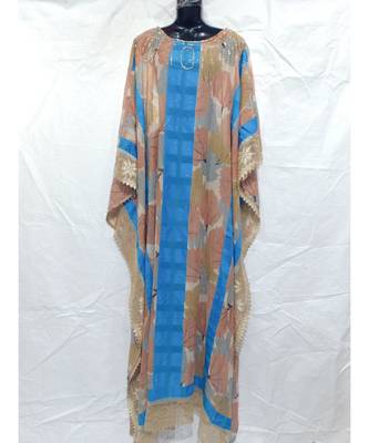 Mix Color Cotton Night Abaya 1