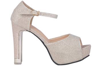 Gold stylish Fancy Heels for women 2