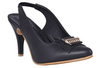 Black stylish Fancy Heels for women 1